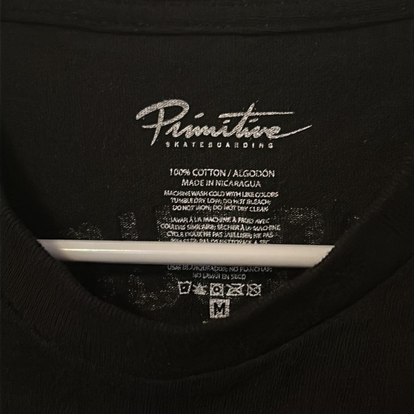 Primitive “Peace through music” Black T-Shirt - Picture 3 of 3